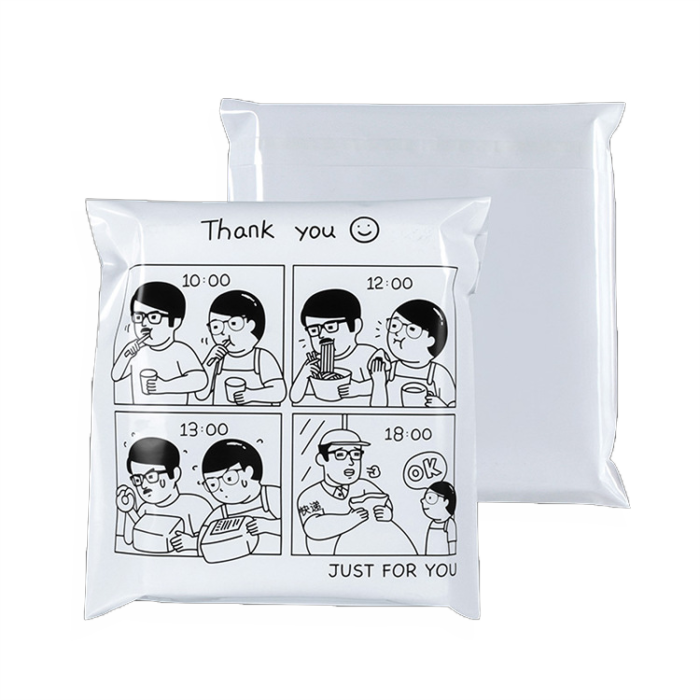 کیسه های حمل و نقل پلی میلر کیسه پستی سویشرت مشکی شفاف